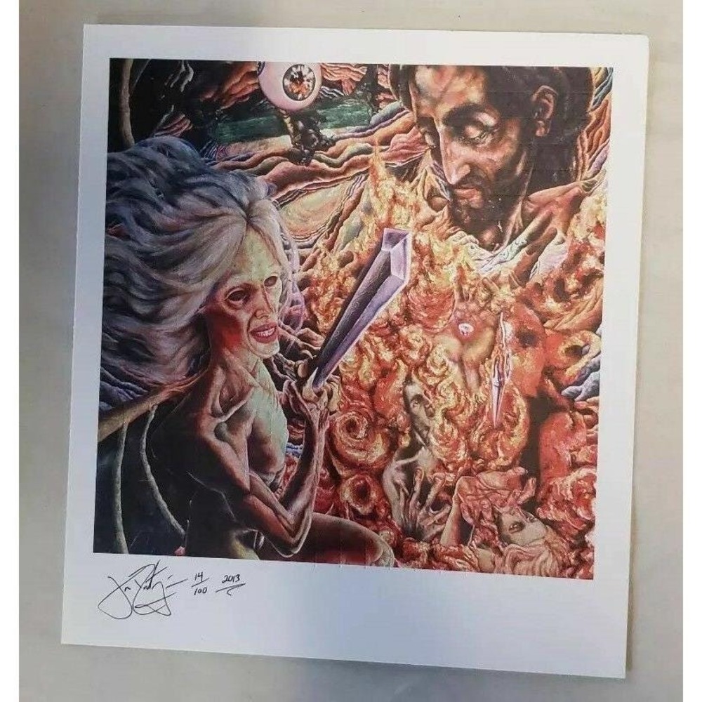 Joseph Doeffinger "Rhyme &Reason" signed blotter art print‎ from 2013 series